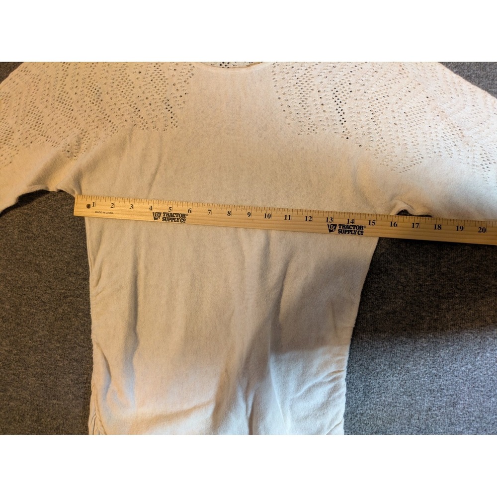 Motherhood Maternity‎ 3/4 Sleeve Lot of 2 Gray & White Sweater size M - Picture 3 of 14
